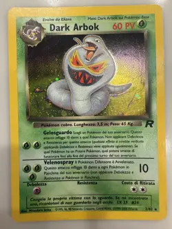 Arbok 2/82 Team Rocket Holo Error Card "23000" Date Vintage Pokemon TCG NM - Image 1