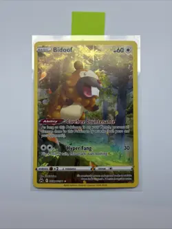 Bidoof GG29/GG70 Crown Zenith Galarian Gallery NM Ultra Rare Pokemon Card - Image 1