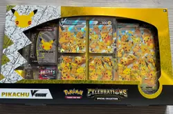 Pokemon TCG 25th Anniversary Celebrations Special Collection Box Pikachu V-Union 820650809156 - Image 1