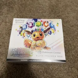 Pokemon TCG Prismatic Evolutions Pokemon Center Elite Trainer Box ETB Exclusive - Image 1