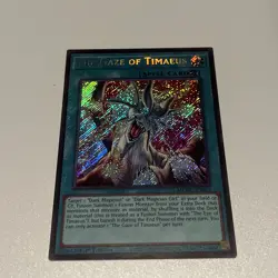 The Gaze of Timaeus Secret Rare MZMU-EN013 Yugioh - Image 1