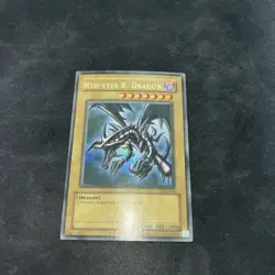 Yugioh Red Eyes Black Dragon LOB-070 Ultra Rare Wavy Unlimited - HP - Image 4