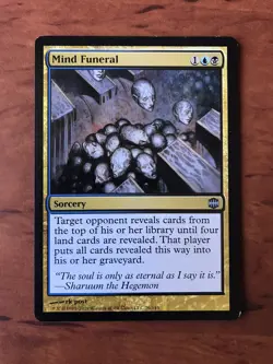 Mind Funeral MTG Magic the Gathering Card NM Near Mint Alara Reborn - Image 1