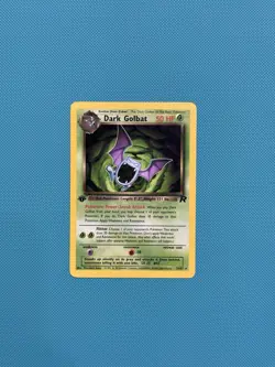 Dark Golbat 24/82 Team Rocket 1st Edition Regular (LP) Vintage Pokemon - Image 1