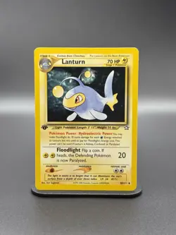 Lanturn 38/111 (1st Edition) Neo Genesis Vintage Pokemon Cards WoTc (LP) - Image 1