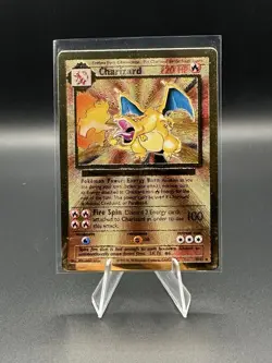 Pokemon Charizard Celebrations Ultra-Premium Collection Gold Metal Promo #4 - Image 1