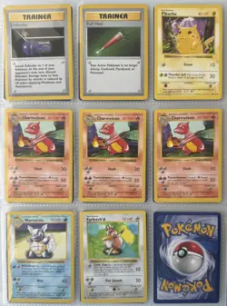 Pokemon TCG Shadowless Base Set Unlimited Bulk Common Uncommon Vintage Non Holo - Image 1