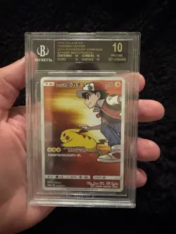 2018 Japanese Pokemon Center 20th Anniversary Red's Pikachu #270 BGS Black Label - Image 1