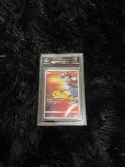 2018 Japanese Pokemon Center 20th Anniversary Red's Pikachu #270 BGS Black Label - Image 5