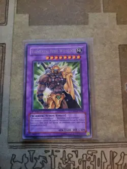 YUGIOH ELEMENTAL HERO WILDEDGE DP03-EN010 RARE 1ST ED LP - Image 1