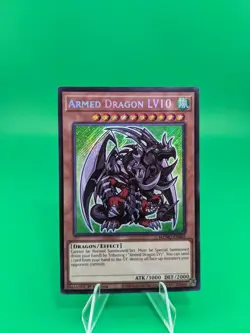 Yu-Gi-Oh! Armed Dragon LV10 MZMU-EN065 Secret Rare - Chibi Art - Image 1