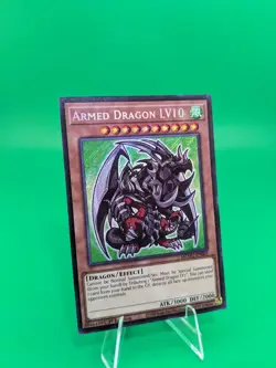 Yu-Gi-Oh! Armed Dragon LV10 MZMU-EN065 Secret Rare - Chibi Art - Image 2