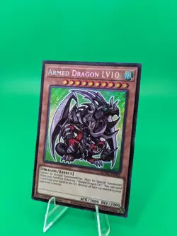 Yu-Gi-Oh! Armed Dragon LV10 MZMU-EN065 Secret Rare - Chibi Art - Image 3