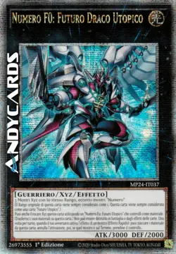 NUMERO F0: FUTURO DRACO UTOPICO • Quarter Century • MP24 IT037 • 1Ed • Yugioh! - Image 1