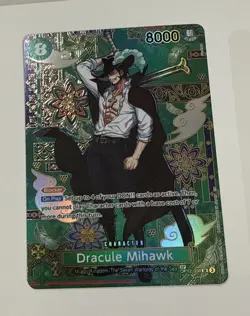 Dracule Mihawk OP12-030 SP One Piece The Azure Sea’s Seven OP14 English - Image 2
