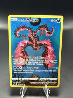 Pokemon Galarian Moltres SWSH284 Black Star Promo Pokemon Card - Image 1