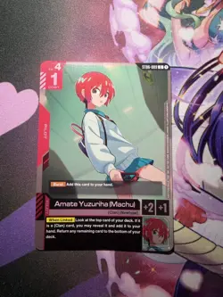 Amate Yuzuriha (Machu) (ST06 Release Event) - Gundam Promotional Cards (GCG-PR) - Image 1