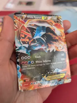 White Kyurem EX 96/135 BW Plasma Storm Pokemon Card Great Condition - Image 4