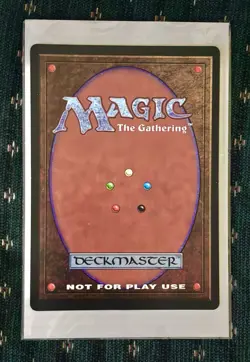 6x9 MTG Black Lotus Oversized 1996 Scrye Promo - Sleeved & Boarded - Image 2