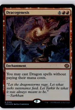 Dracogenesis Tarkir: Dragonstorm Foil NM M 0105 - Image 1