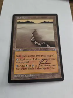 Salt Flats ARTIST PROOF Signed By Scott Kirschner Magic the Gathering - Image 1
