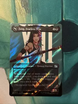 Fang, Fearless l'Cie (Borderless) (Surge Foil) #526 NM Final Fantasy Magic MTG - Image 1