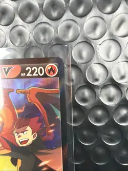 Pokemon Lance's Charizard V Full Art Holo Card Flamethrower SWSH133 Promo NM - Image 3