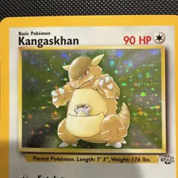 Pokemon TCG Kangaskhan Jungle 5/64 Holo Unlimited Holo Rare - LP - A - Image 2
