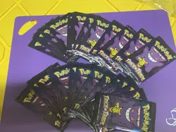 Pokemon TCG Sealed HALLOWEEN BOOster Trick or Trade 30 PACKS 90 Cards! Gengar - Image 1