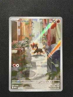 Pokemon Mega Evolutions - Litleo - 139/132 - Illustration Art Rare - M/NM - Image 2
