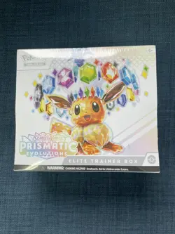 Pokemon TCG Prismatic Evolutions ETB - New/ Sealed. Tear in seal see description - Image 1