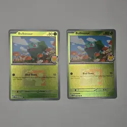 2x Pokemon TCG Bulbasaur pokemon day 2026 exclusive BOTH - Image 1