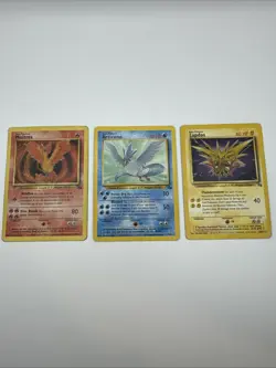 Legendary Birds Lot Pokemon Fossil Unlimited DMG - Image 1