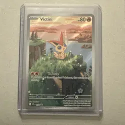 2025 Pokemon SV Black Star Promos SVP EN Victini #208 Illustration Collection - Image 1