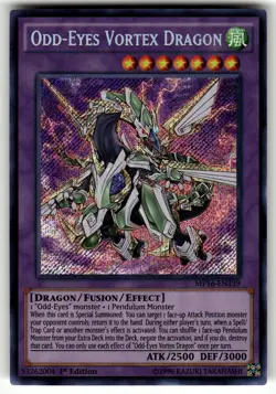 Odd-Eyes Vortex Dragon Secret Rare MP16-EN139 NM Yugioh Card TCG - Image 1