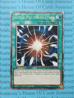 Super Polymerization BLMR-EN089 Quarter Century Secret Yu-Gi-Oh Card 1st New - Image 1
