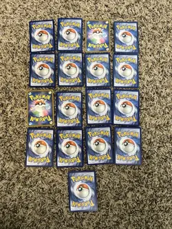 Pokemon TCG Psyduck Squirtle Magikarp Gyarados Basic Holo Regular 17 Card Lot - Image 5