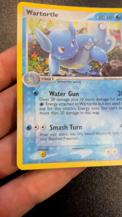 Wartortle 50/112 EX FireRed LeafGreen 2004 Holo Card Pokemon TCG NM/LP - Image 2