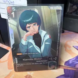 Kamille Bidan English NTC 1st Edition Rare Foil Gundam Card Game - Image 2