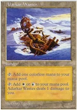 [1x] Adarkar Wastes - Near Mint, English - Fifth Edition MTG Magic - Image 1