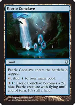 4x Faerie Conclave NM-Mint, English Commander 2013 MTG Magic - Image 1