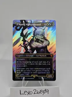 Y'shtola, Night's Blessed (Borderless) (Surge Foil) / Final Fantasy MTG - Image 1
