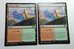 MTG Mossfire Valley x2- -Neon Dynasty Commander-Lightly Played - Image 1