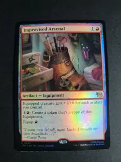 Improvised Arsenal (Foil) Rare MTG Ninja Turtles - Image 1