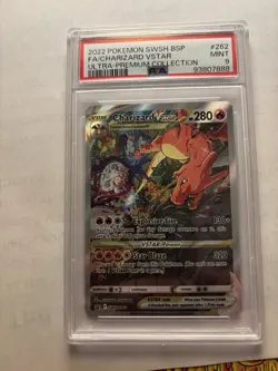 2022 Pokemon SWSH BSP #262 Fa/ Charizard Star Ultra Premium Collection PSA 9 - Image 1