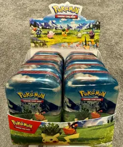 Pokemon TCG Ascended Heroes MINI TIN Open DISPLAY BOX Factory Sealed 10x NEW Set - Image 1