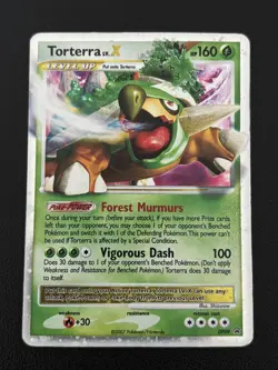Torterra LV.X DP09 Promo Holo Black Star Promo Pokemon TCG - MP - Image 1