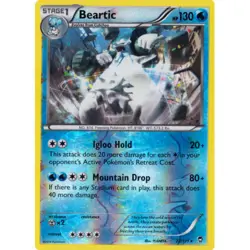 Beartic 22/111 XY Furious Fists REVERSE HOLO PERFECT MINT! Pokemon - Image 1