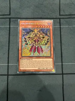 Archfiend's Advent BLTR-EN046 Euro English Secret Rare Yu-Gi-Oh - Image 1