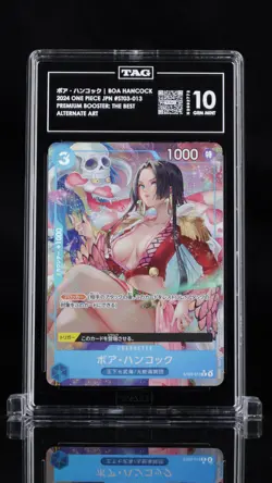 TAG 10 GEM MINT Japanese One Piece 2024 Boa Hancock ST03-013 PRB-01 ALT NR4 - Image 1